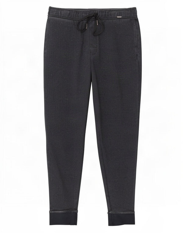 Calça feminina Marks & Spencer Autograph média W28 L28 cinza espinha de peixe
