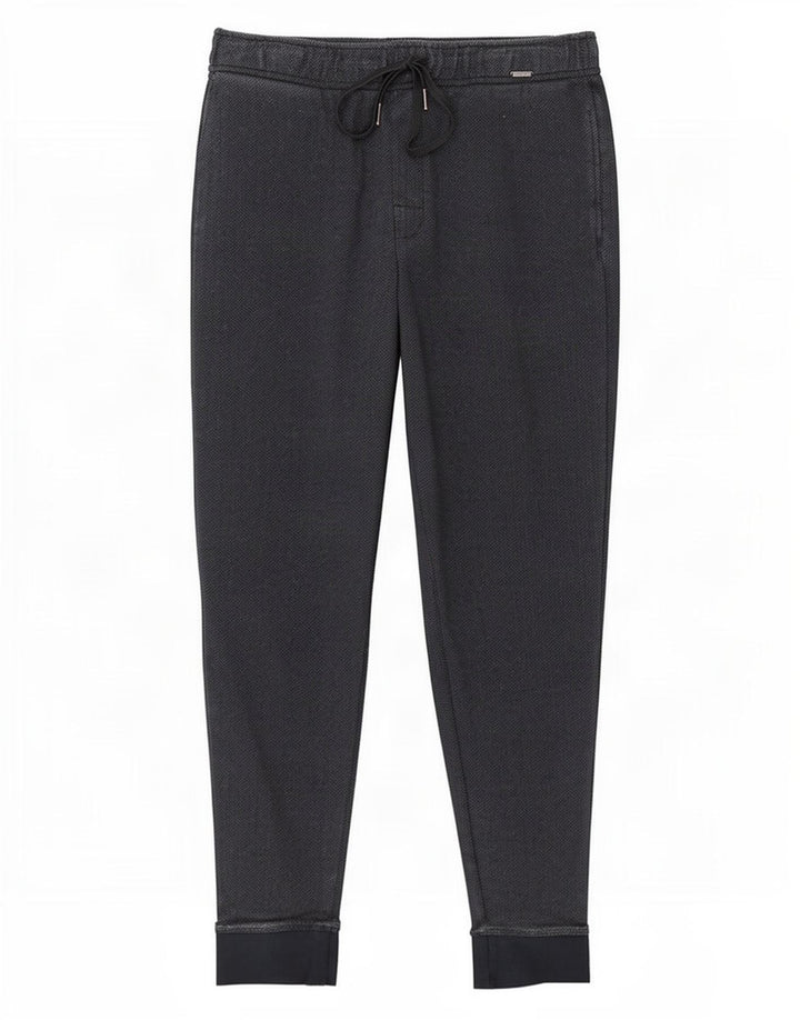 Calça feminina Marks & Spencer Autograph média W28 L28 cinza espinha de peixe