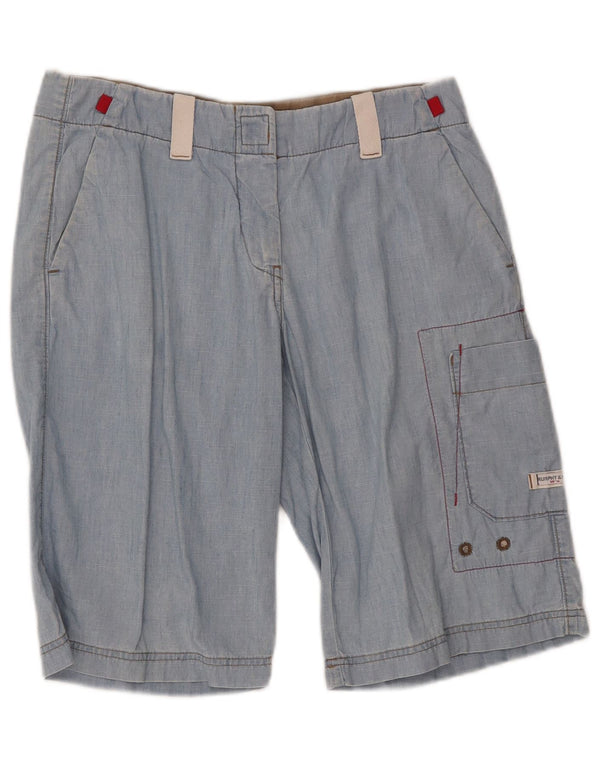 Murphy & Nye Mens Cargo Shorts Pequeno W29 Azul Algodão