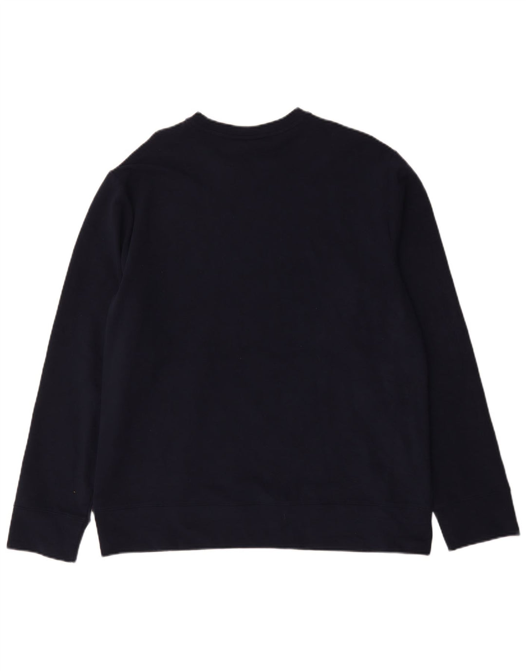 Reebok moletom masculino jumper grande algodão azul marinho