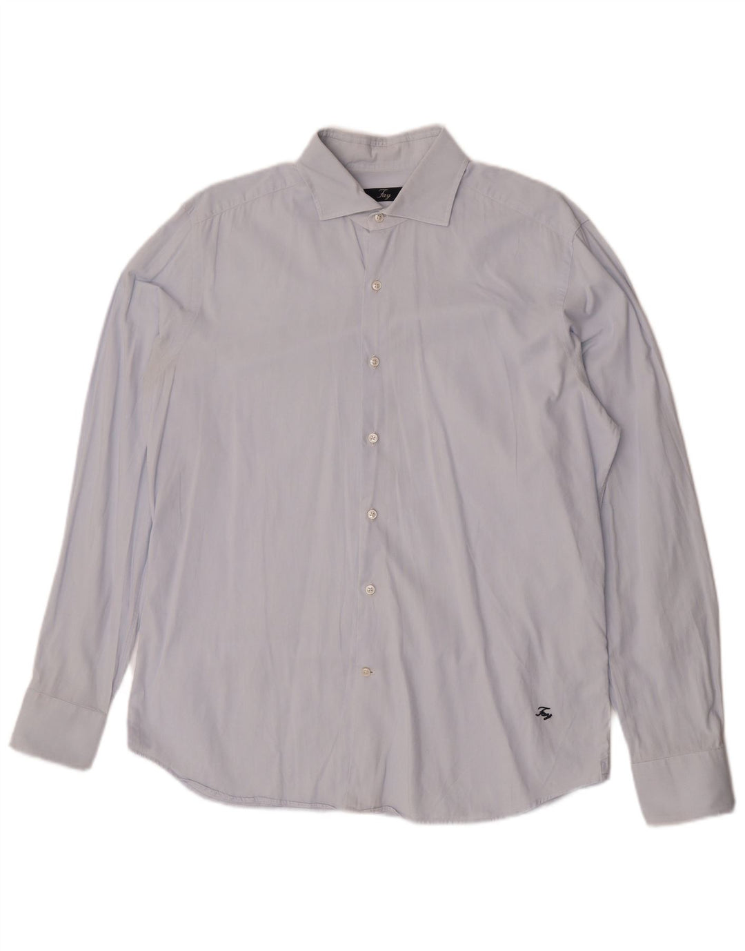 Camisa masculina Fay tamanho 43 17 XL azul