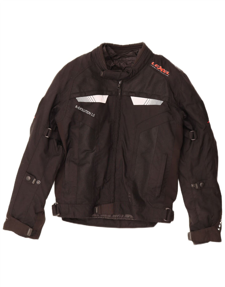 Jaqueta masculina LEXEL Graphic Racer UK 40 grande preta