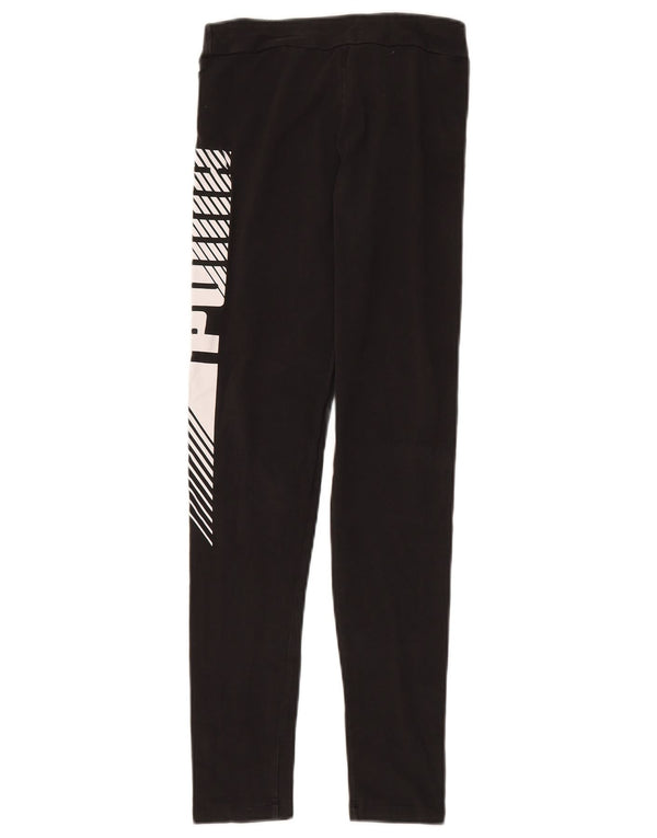 Leggings Puma Menina Graphic 13-14 Anos Algodão Preto