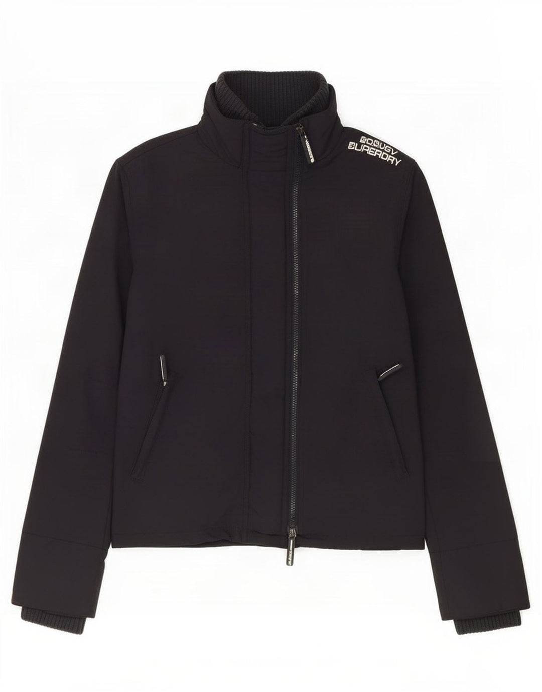 Jaqueta de chuva feminina Superdry Graphic UK 14 médio azul marinho nylon