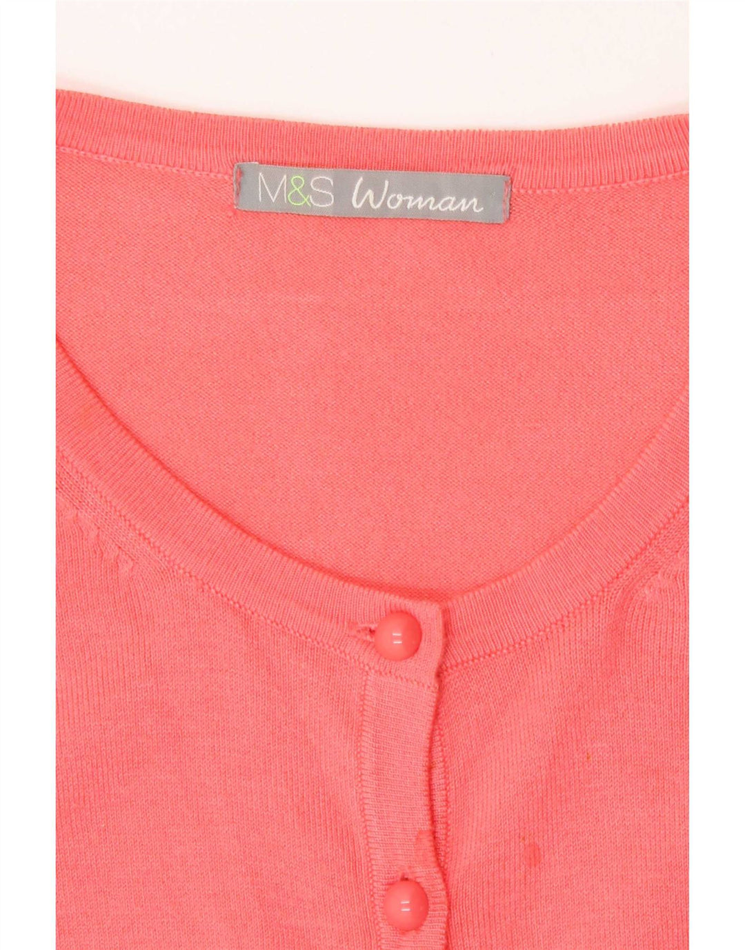 Suéter cardigã feminino Marks & Spencer Reino Unido 10 pequeno rosa