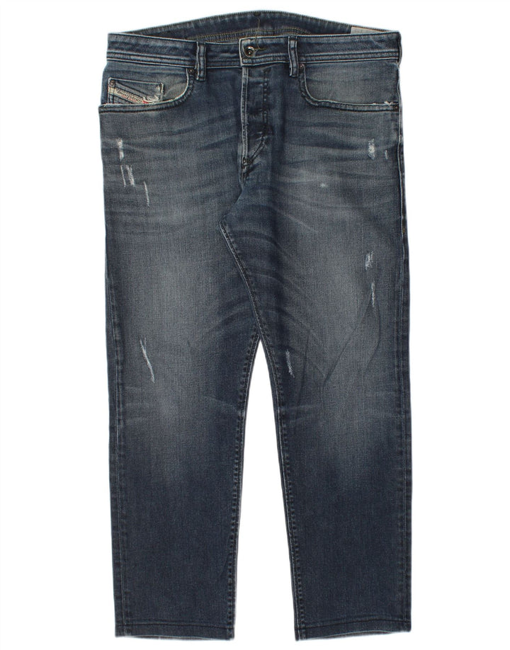Jeans retos masculinos diesel desgastados W33 L27 azul