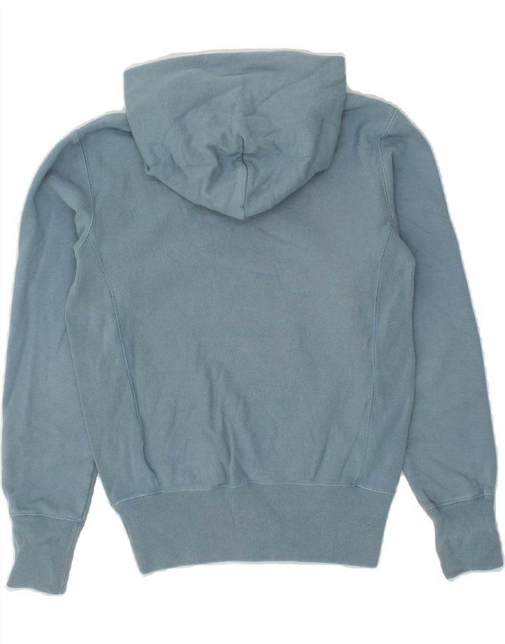 CHAMPION Mens Hoodie Jumper XS Blue Cotton Vintage Champion and Second-Hand Champion from Messina Hembry 
