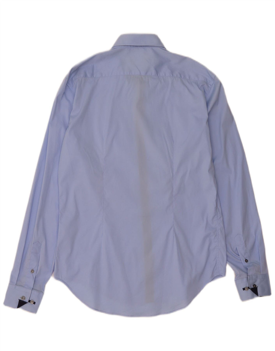 Camisa Zara Masculina Slim Fit Grande Azul