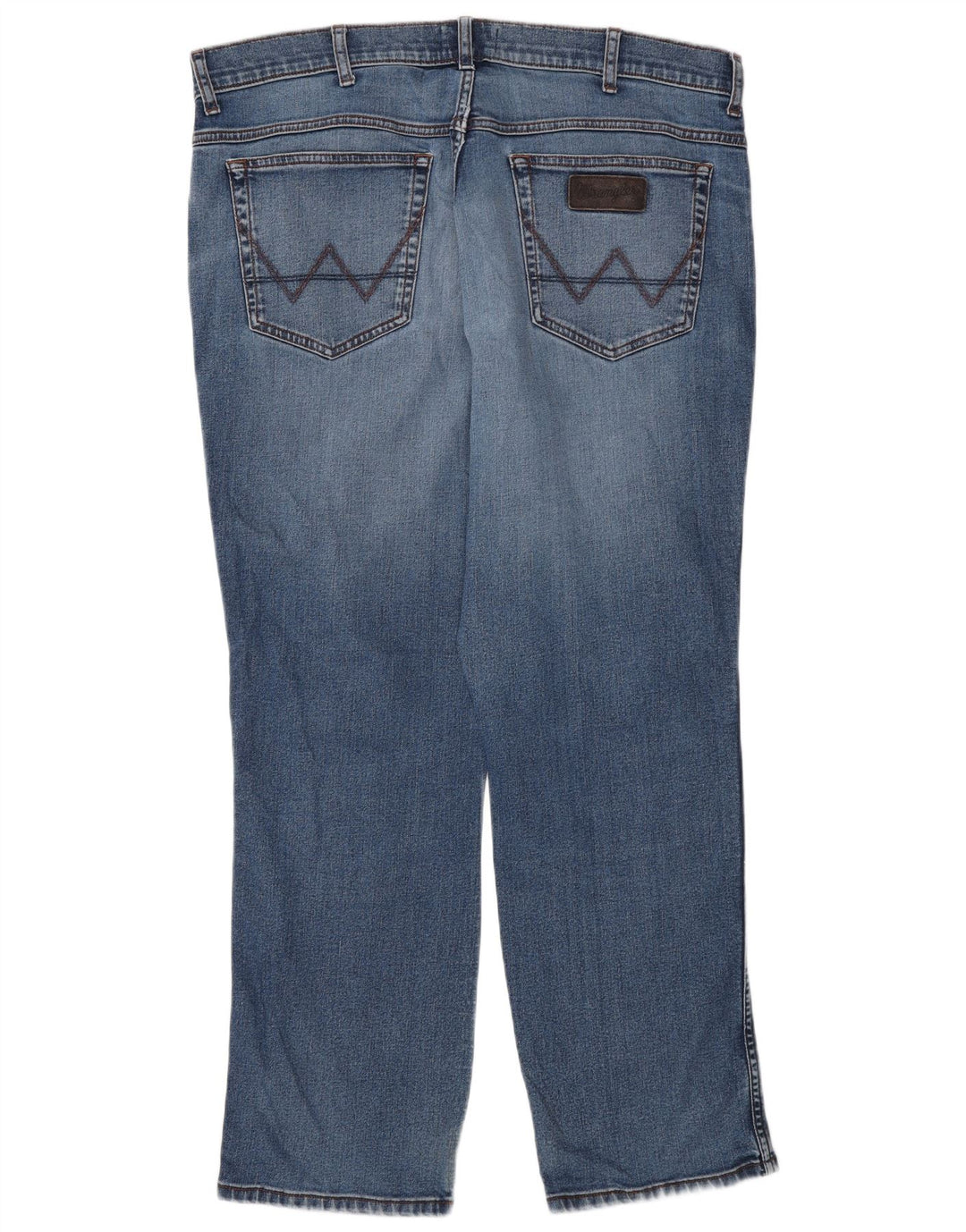 Wrangler Masculino Texas Straight Jeans W38 L30 Azul Algodão