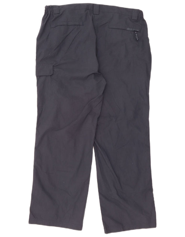 Calça cargo feminina MOUNTAIN WAREHOUSE UK 18 XL W38 L29 azul marinho