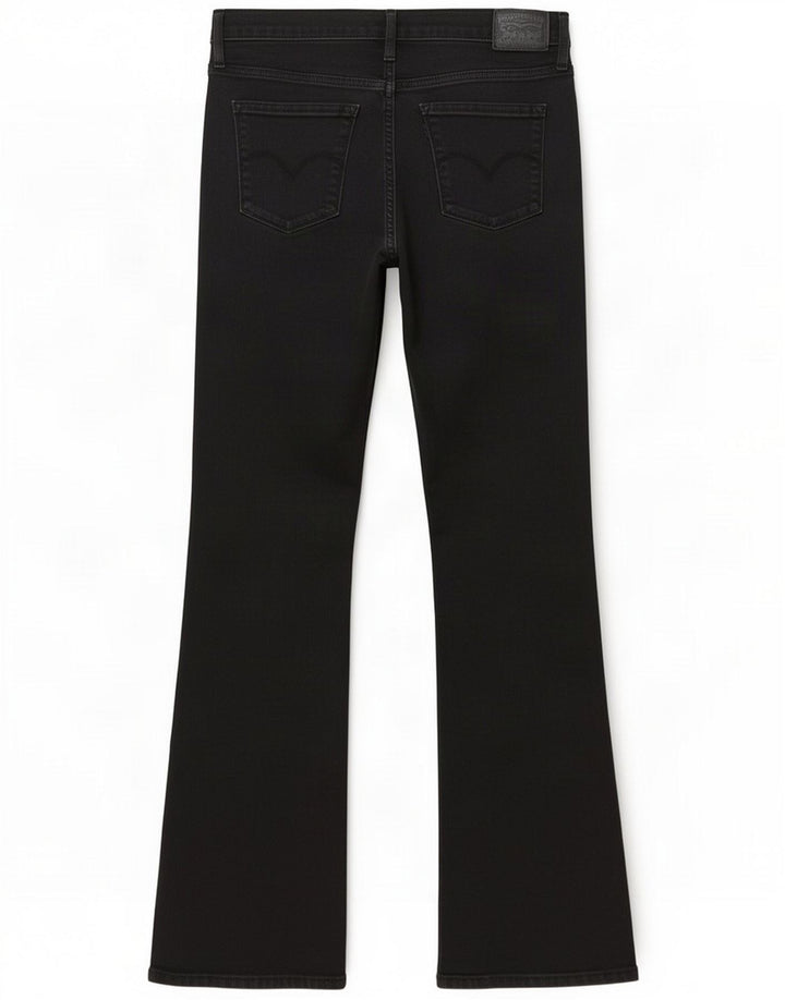 Levi's Womens 315 Bootcut Jeans W30 L32 Algodão Preto