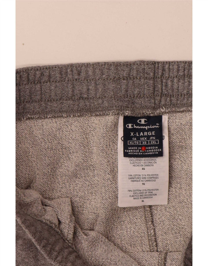 Calça de treino masculina Champion Joggers XL cinza algodão