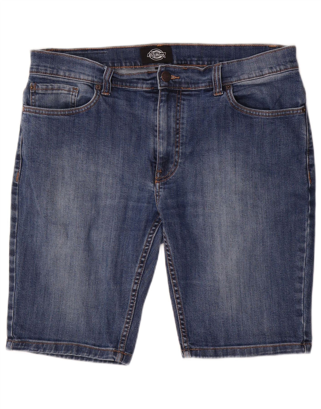 Shorts jeans masculino Dickies W36 grande algodão azul