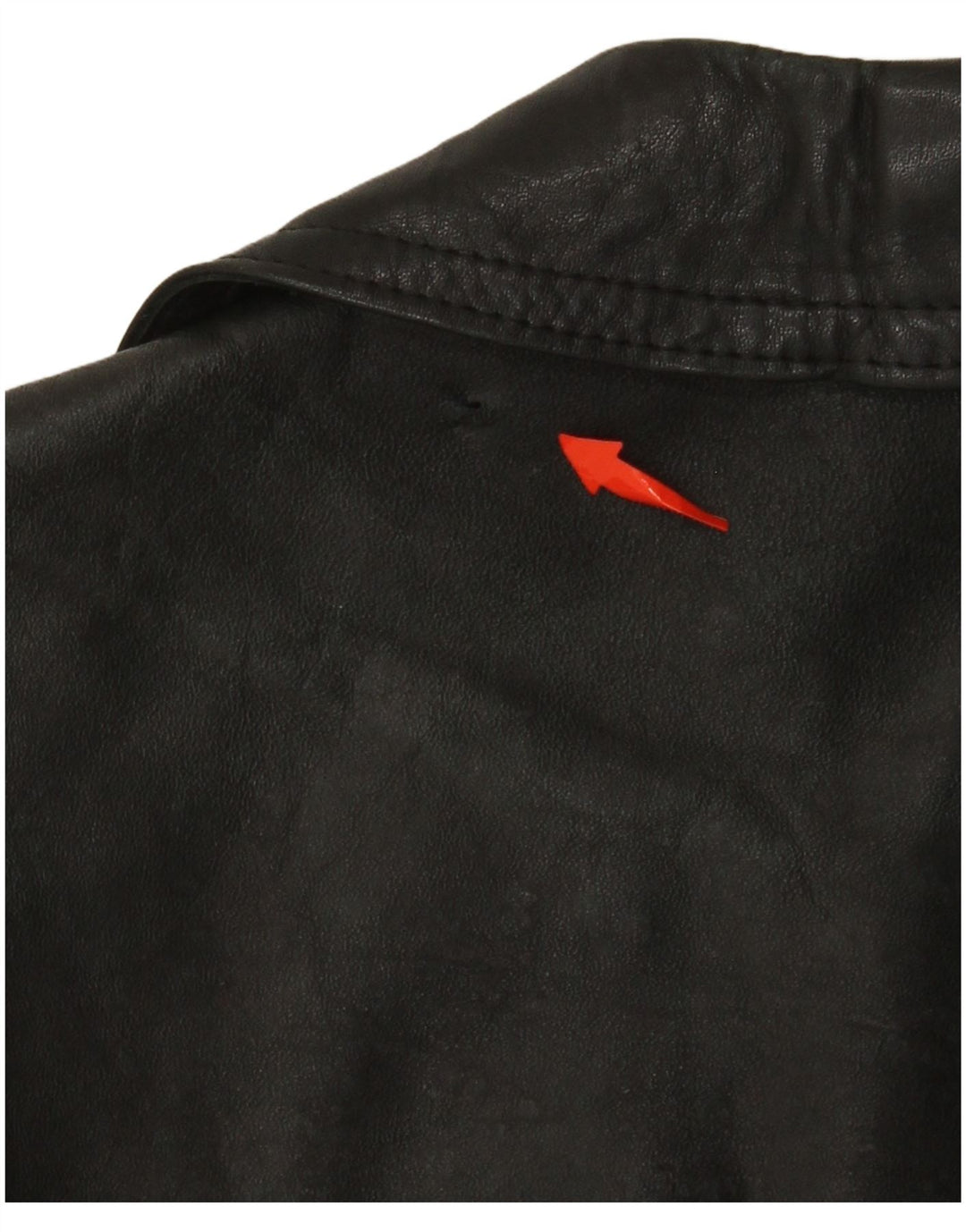 Jaqueta de couro masculina VINTAGE UK 38 média preta