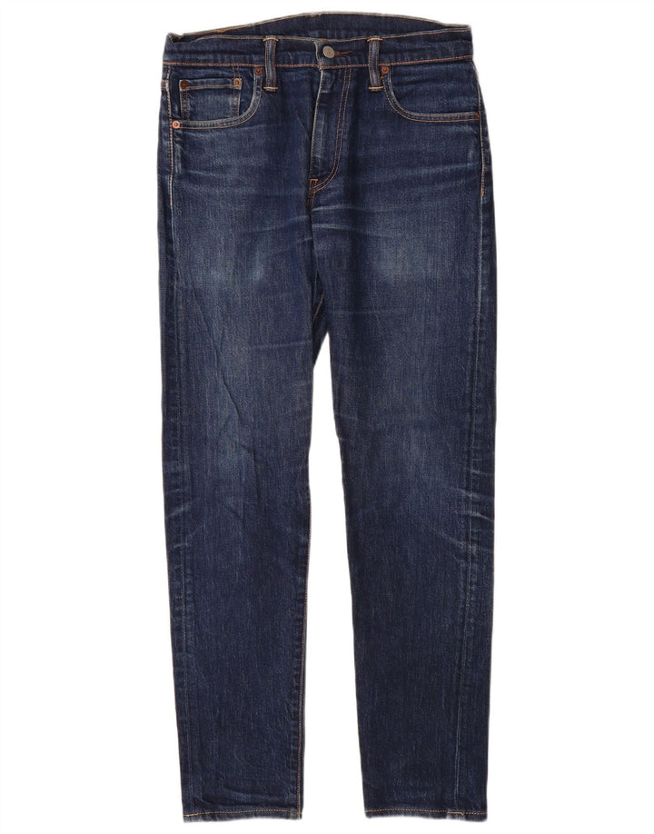 Levi's Masculino 512 Slim Tapered Jeans W30 L30 Azul Algodão