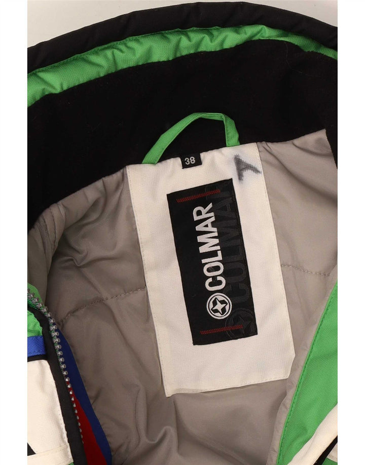 Jaqueta de esqui feminina Colmar IT 38 médio verde colorblock esportivo