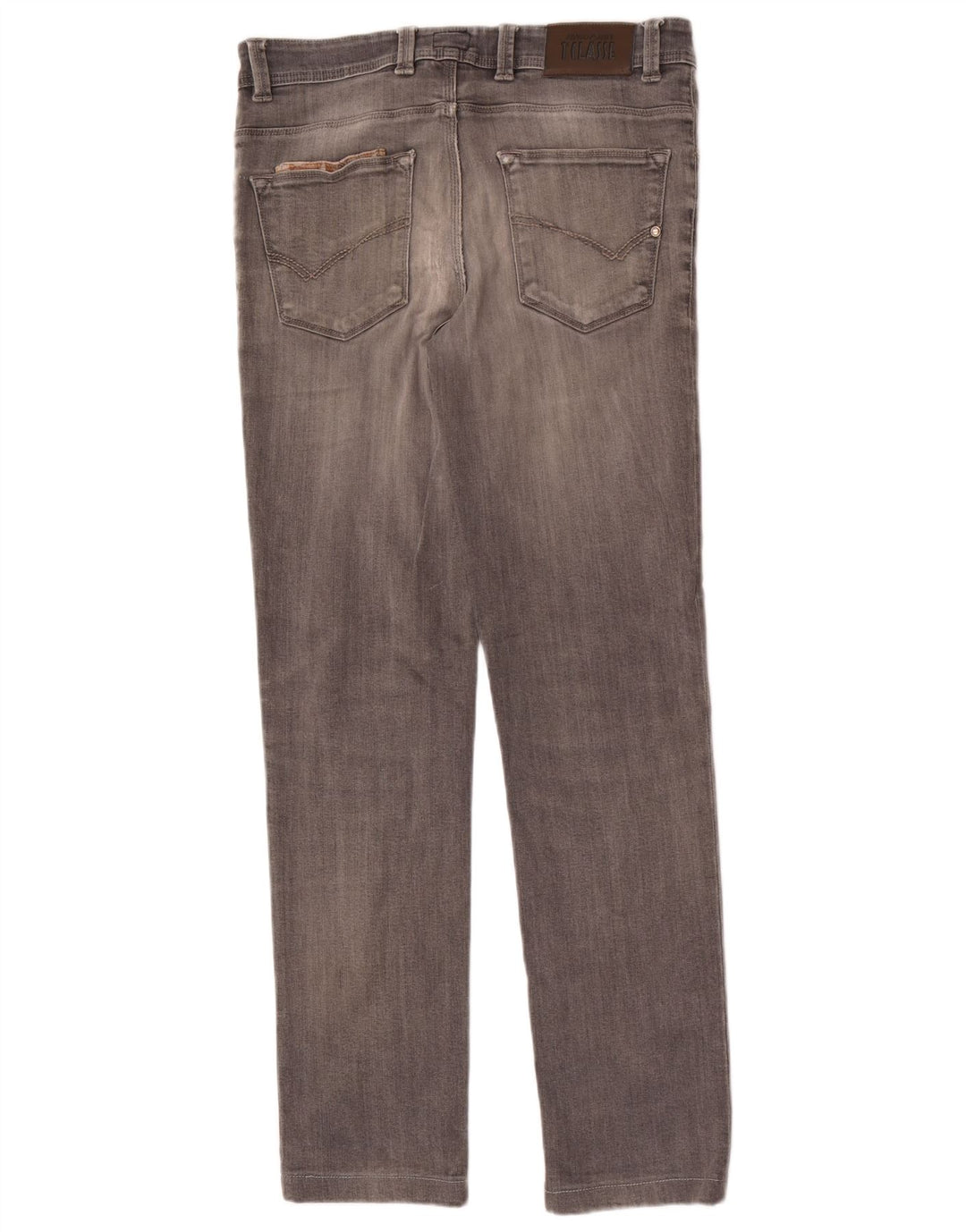 ALVIERO MARTINI Jeans Slim Masculino W33 L31 Algodão Cinza