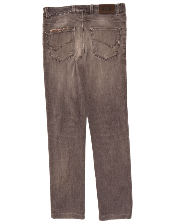 ALVIERO MARTINI Jeans Slim Masculino W33 L31 Algodão Cinza
