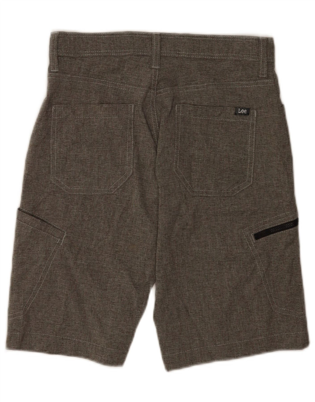 Shorts cargo Lee Boys 11-12 anos W26 cinza poliéster