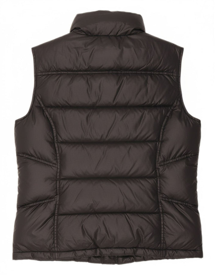 Colete acolchoado feminino TOMMY HILFIGER UK 14 médio preto Cupro