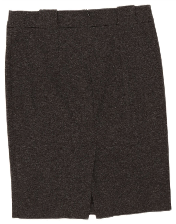 Zara Saia lápis feminina grande W30 cinza manchada