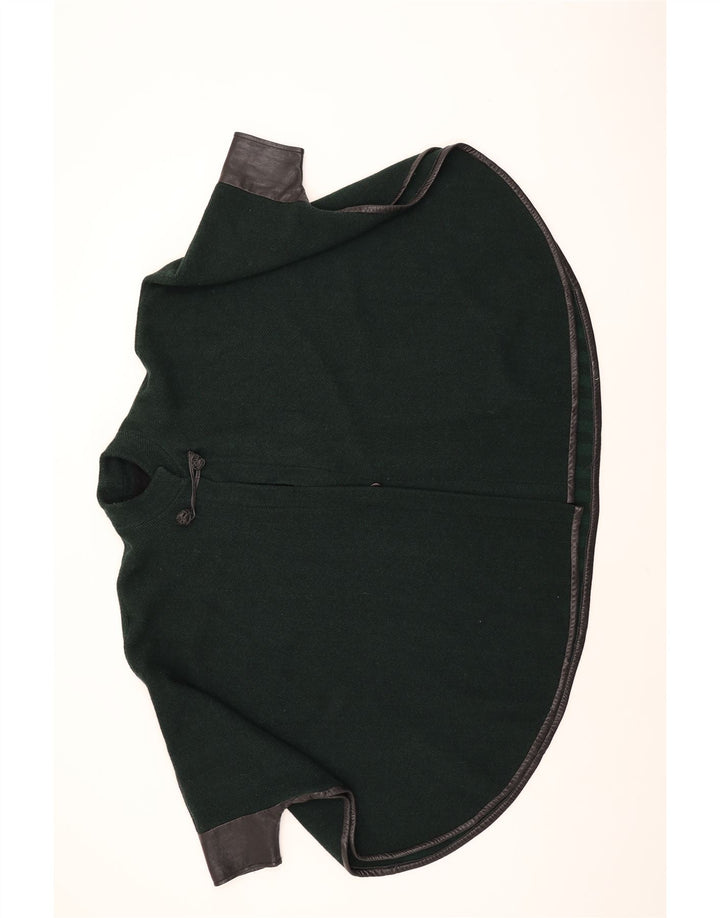 Casaco poncho feminino VINTAGE tamanho único verde