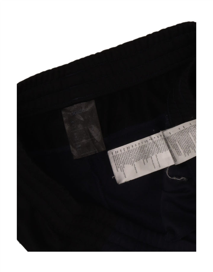 Leggings femininas Adidas UK 14 médio azul marinho colorblock poliéster