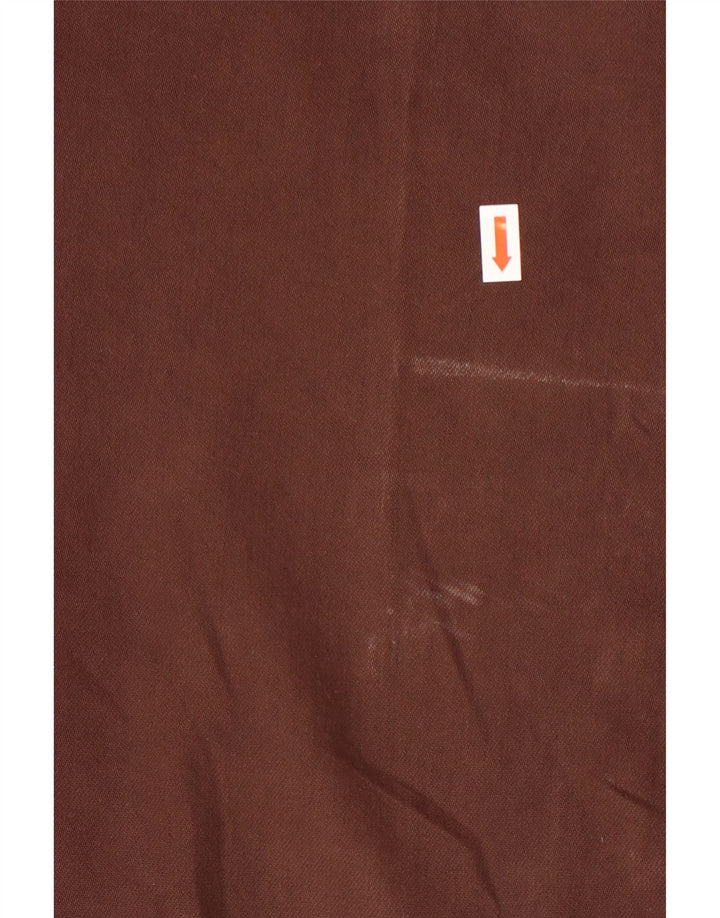 TRUSSARDI Mens Straight Casual Trousers W36 L31 Brown Cotton Vintage Trussardi and Second-Hand Trussardi from Messina Hembry 
