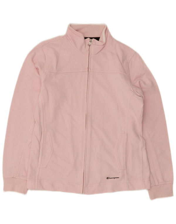 Jaqueta de treino feminina Champion Regular Fit UK 10 algodão rosa pequeno
