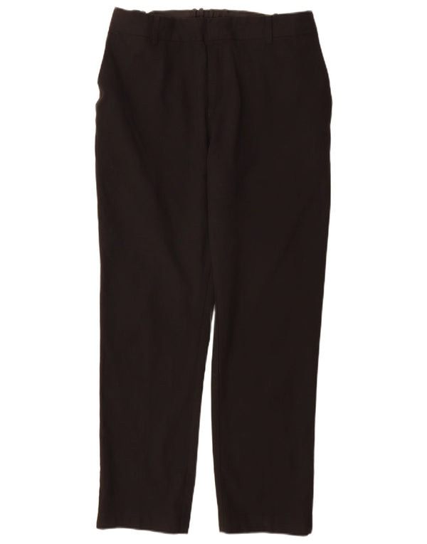 Calças Chino retas para meninos Marks & Spencer 15-16 anos W30 L29 pretas
