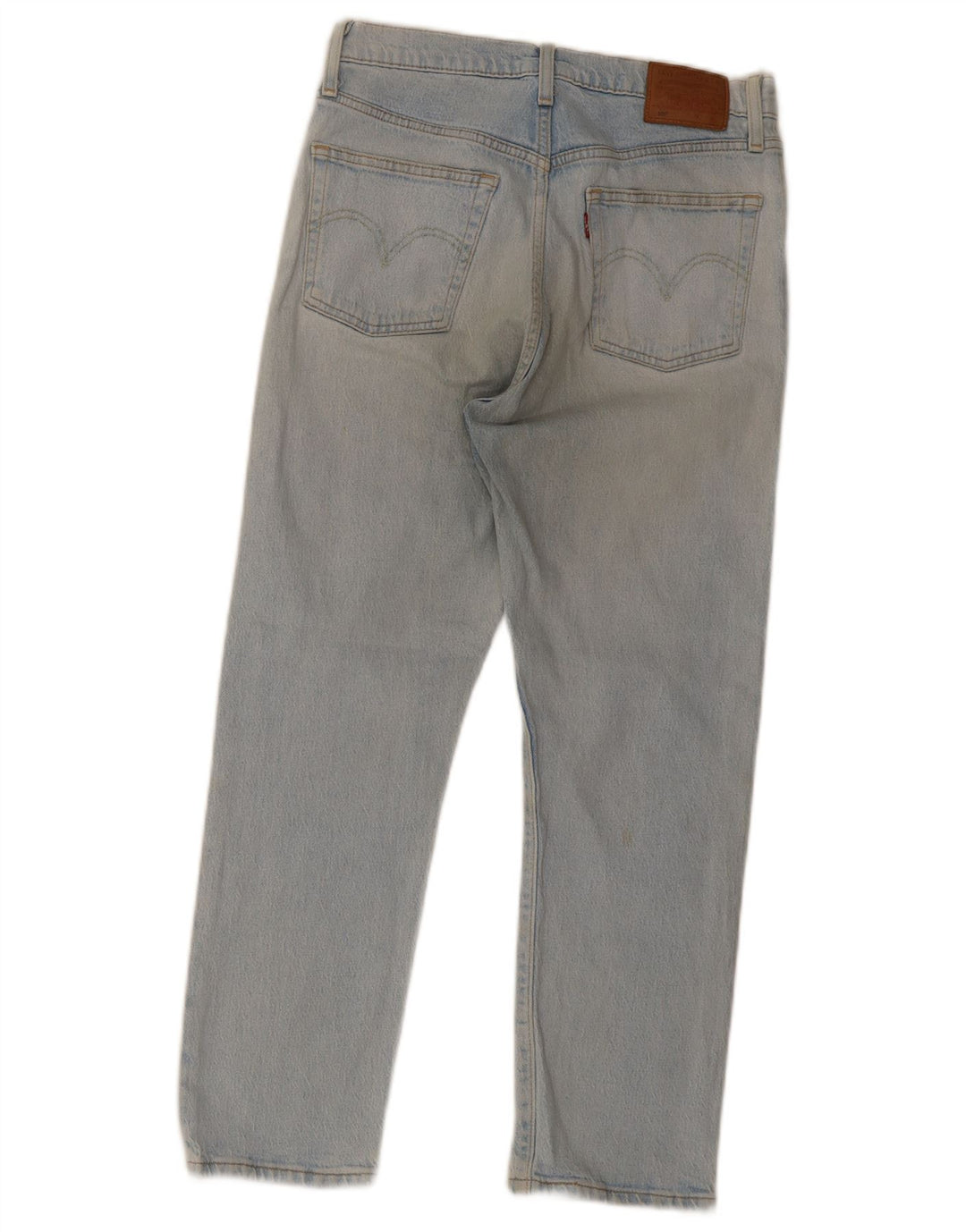 Calça jeans masculina Levi's 501 recortada W29 L26 azul algodão