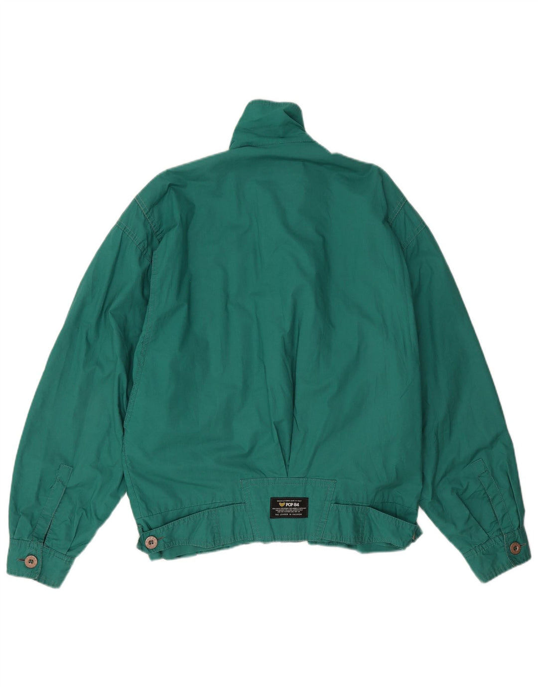 Jaqueta utilitária masculina POP 84 UK 38 algodão verde médio