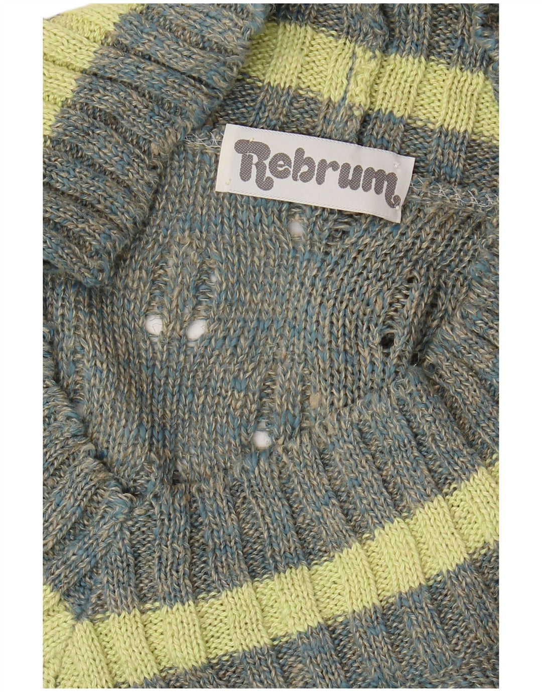 Suéter feminino VINTAGE com decote em V UK 18 XL cinza