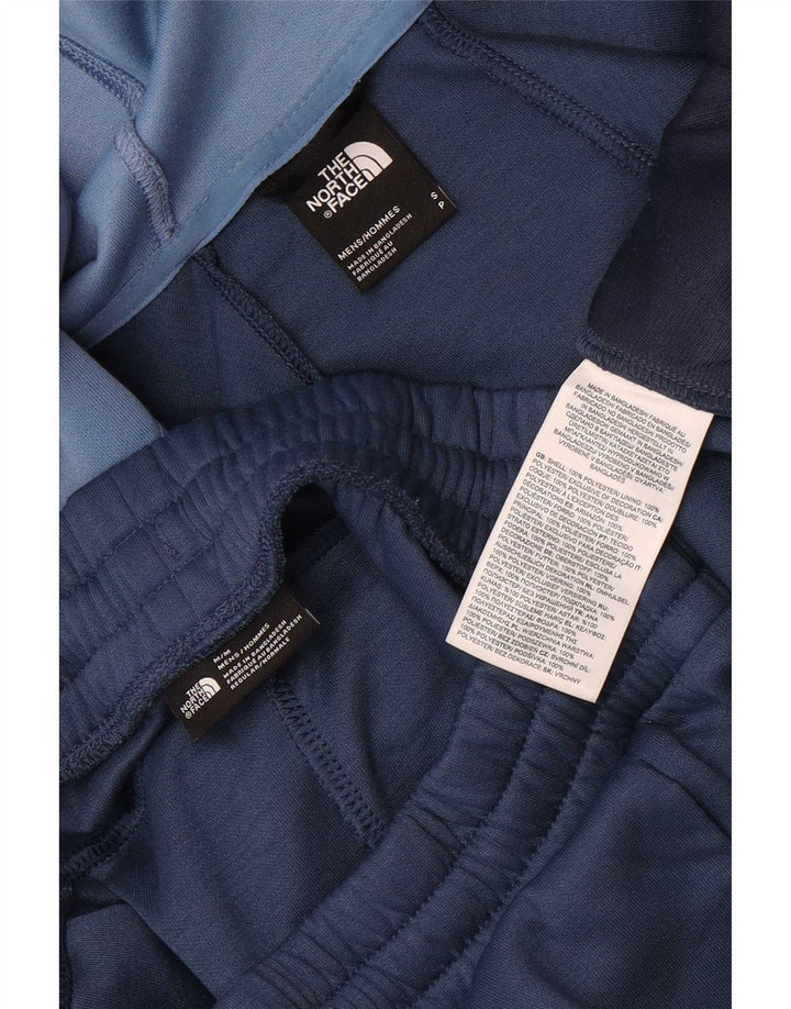 Fato de treino completo The North Face masculino pequeno azul marinho colorblock poliéster
