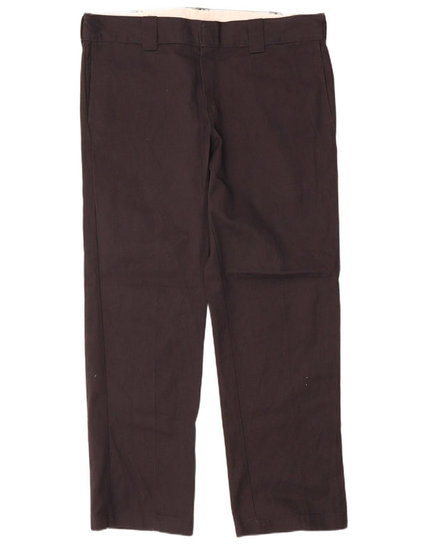 Calças Chino Masculinas Dickies Slim Straight W36 L30 Poliéster Preto