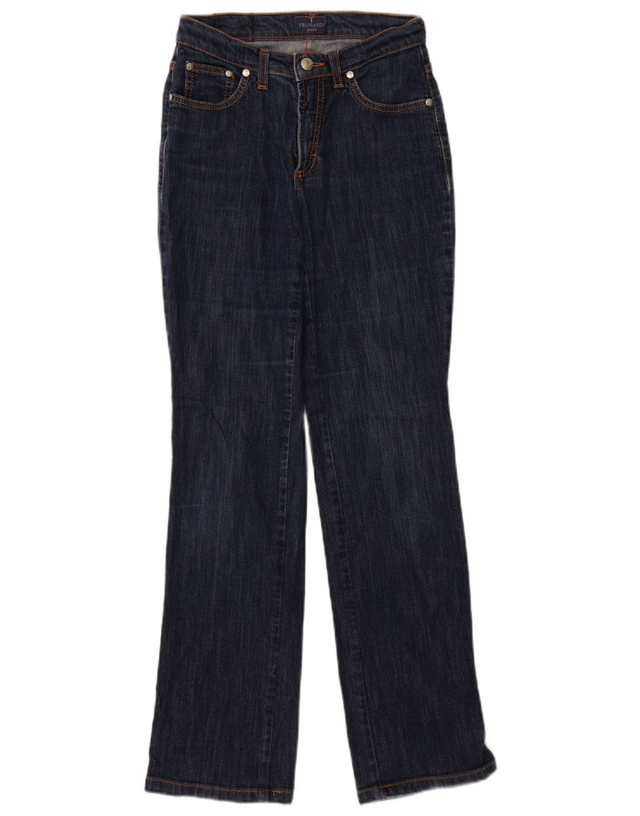 Jeans retos femininos TRUSSARDI W25 L30 azul marinho