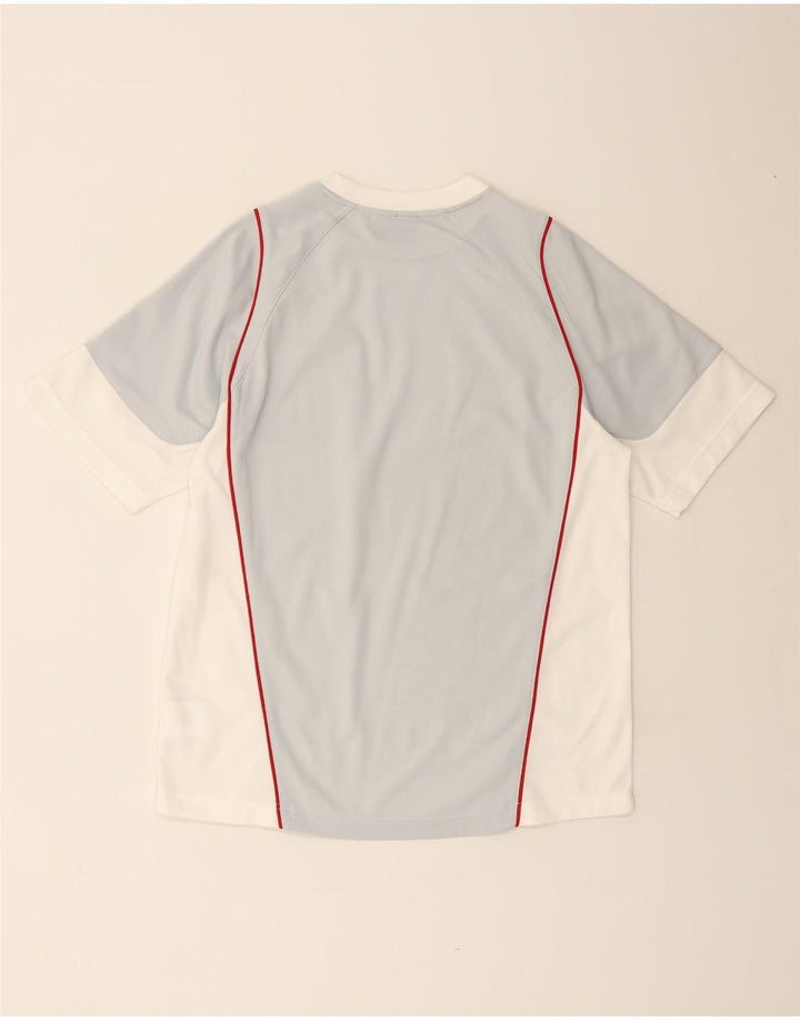 Camiseta masculina LOTTO UK 38/40 poliéster colorblock branco médio