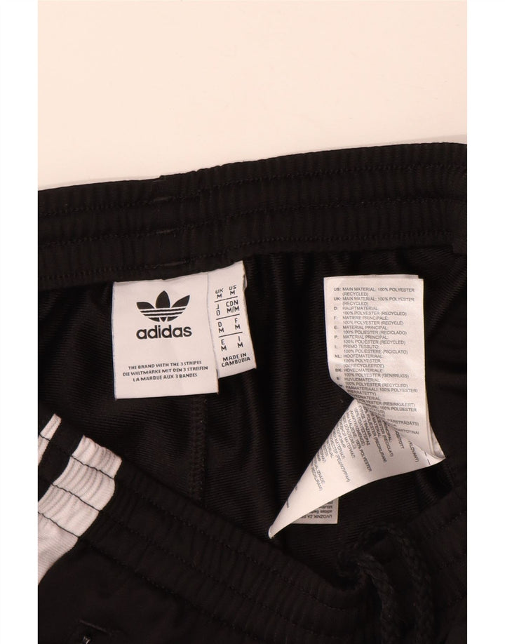 ADIDAS Mens Graphic Tracksuit Calças Médio Preto Colourblock Poliéster