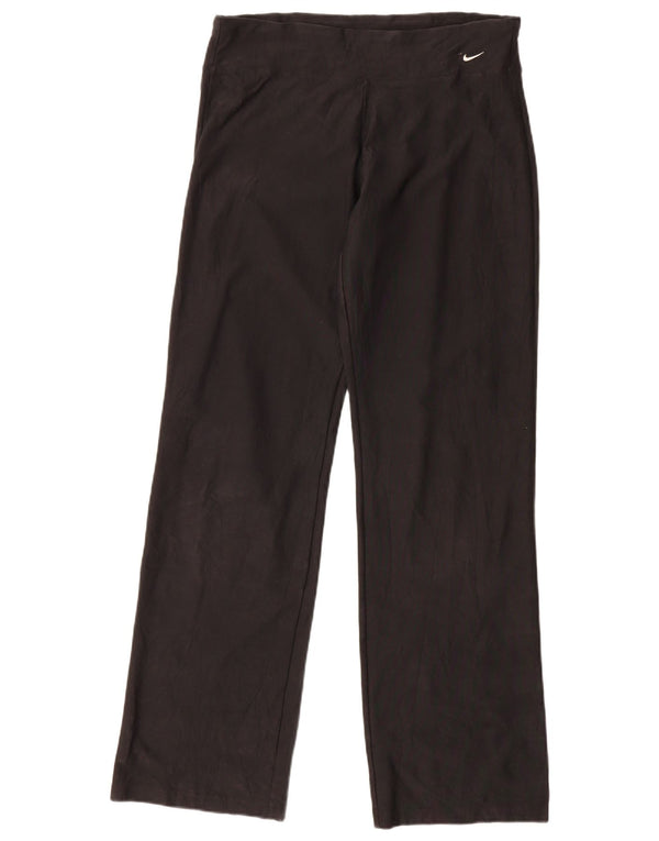 Calça de treino feminina Nike US 8/10 poliéster preto médio