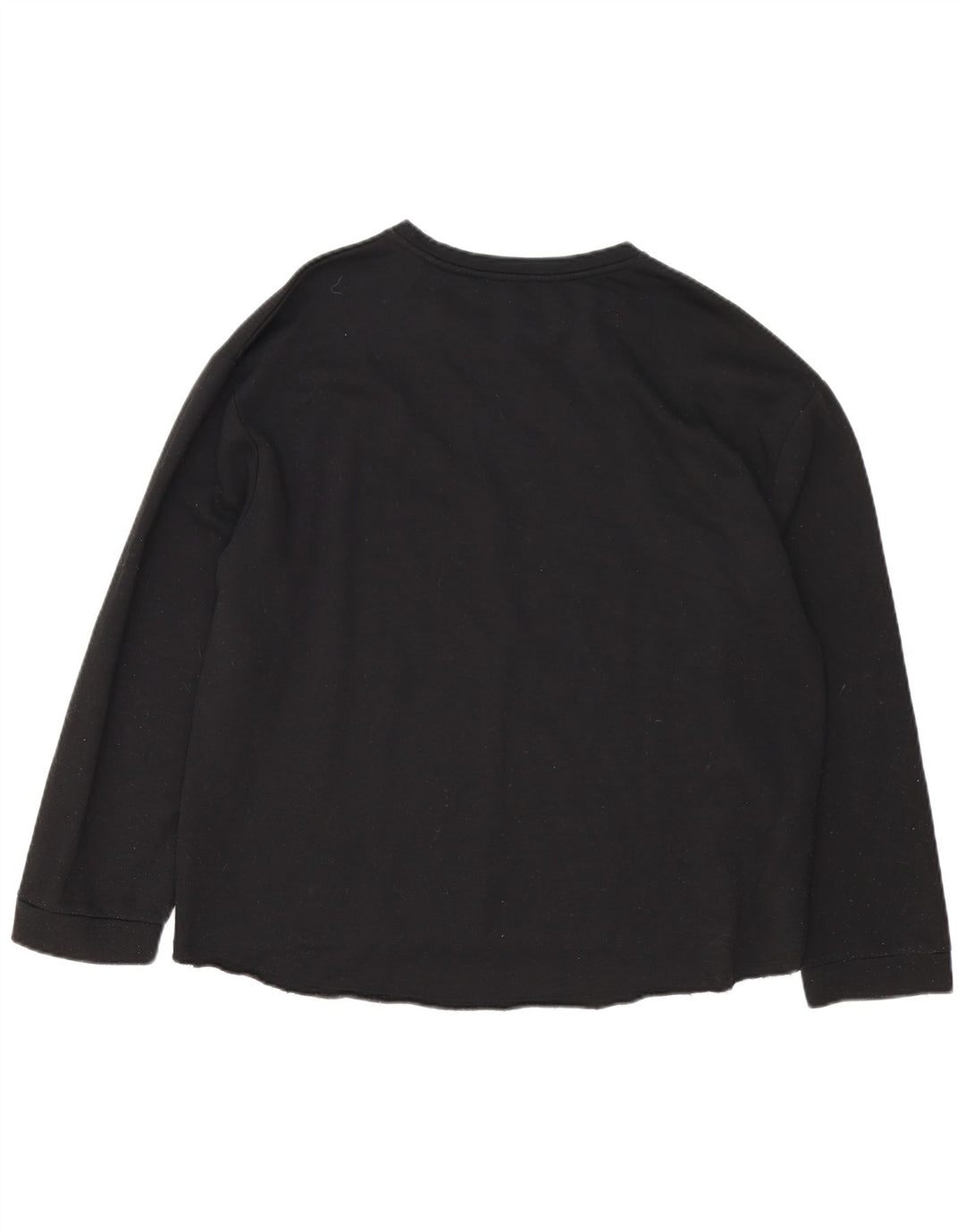 Blusa feminina Zara Trafaluc grande tamanho Reino Unido 16 grande algodão preto