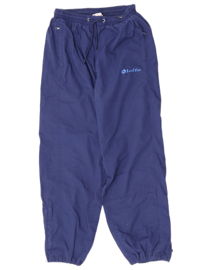 Calça de treino masculina Lotto Joggers pequeno poliéster azul marinho