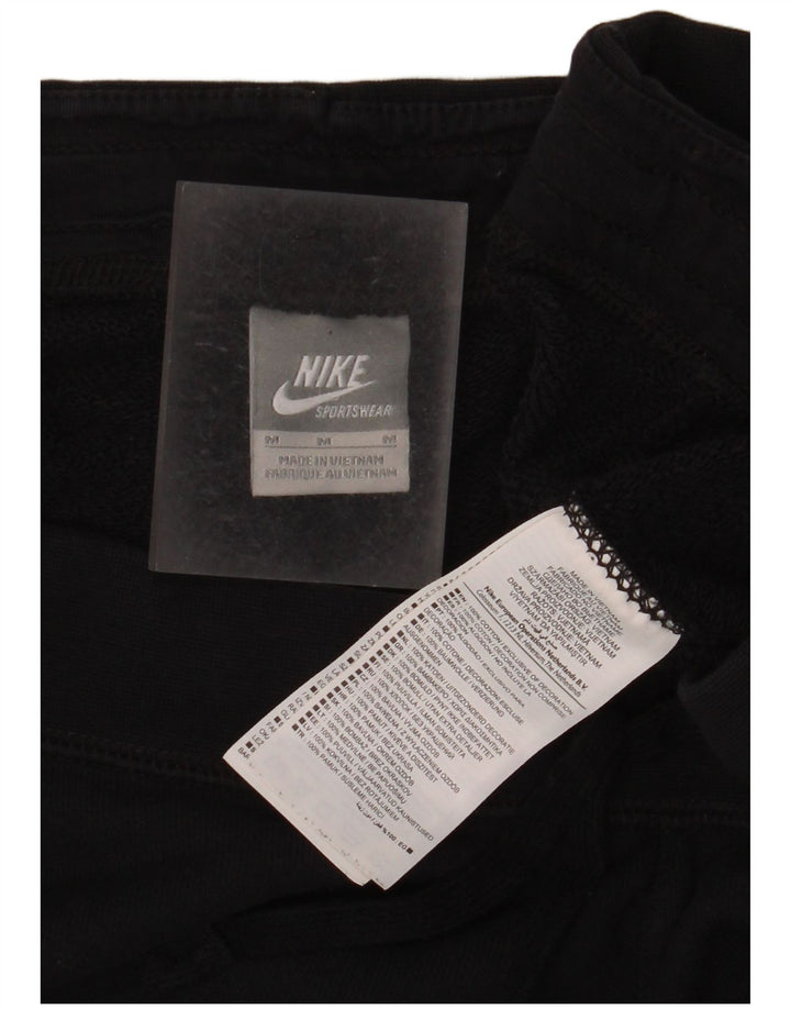 Calça de treino feminina Nike UK 14 médio preto algodão