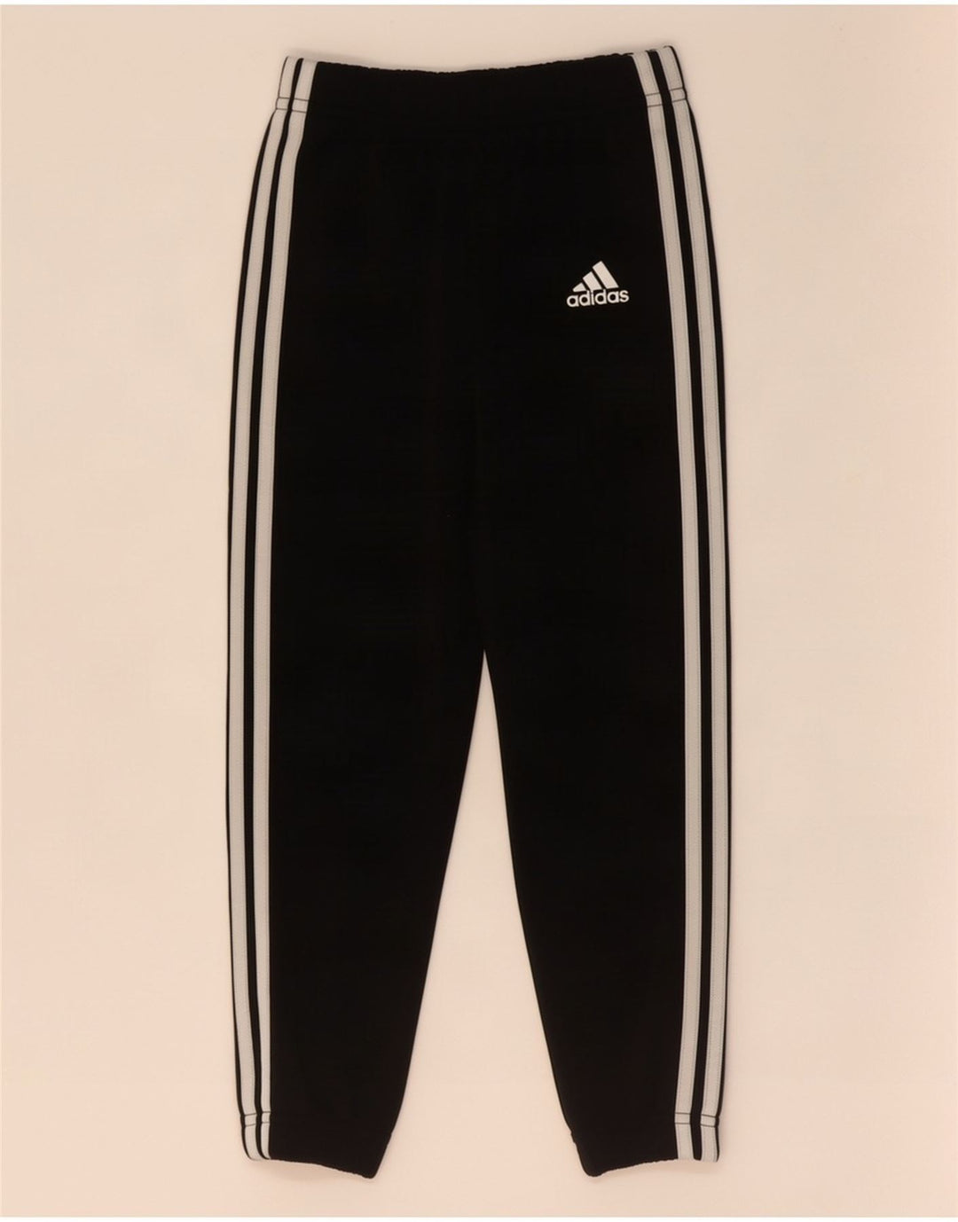 Adidas meninos calças de treino joggers 2-3 anos preto poliéster