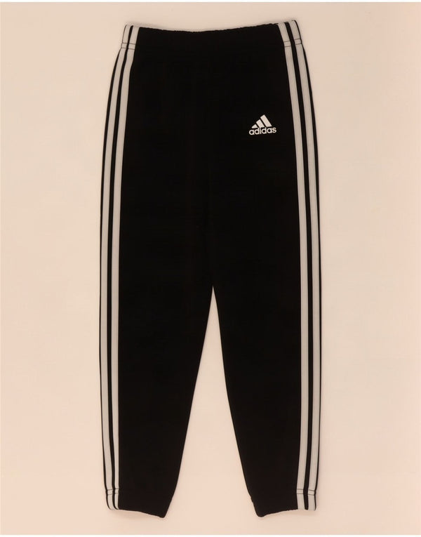 Adidas meninos calças de treino joggers 2-3 anos preto poliéster