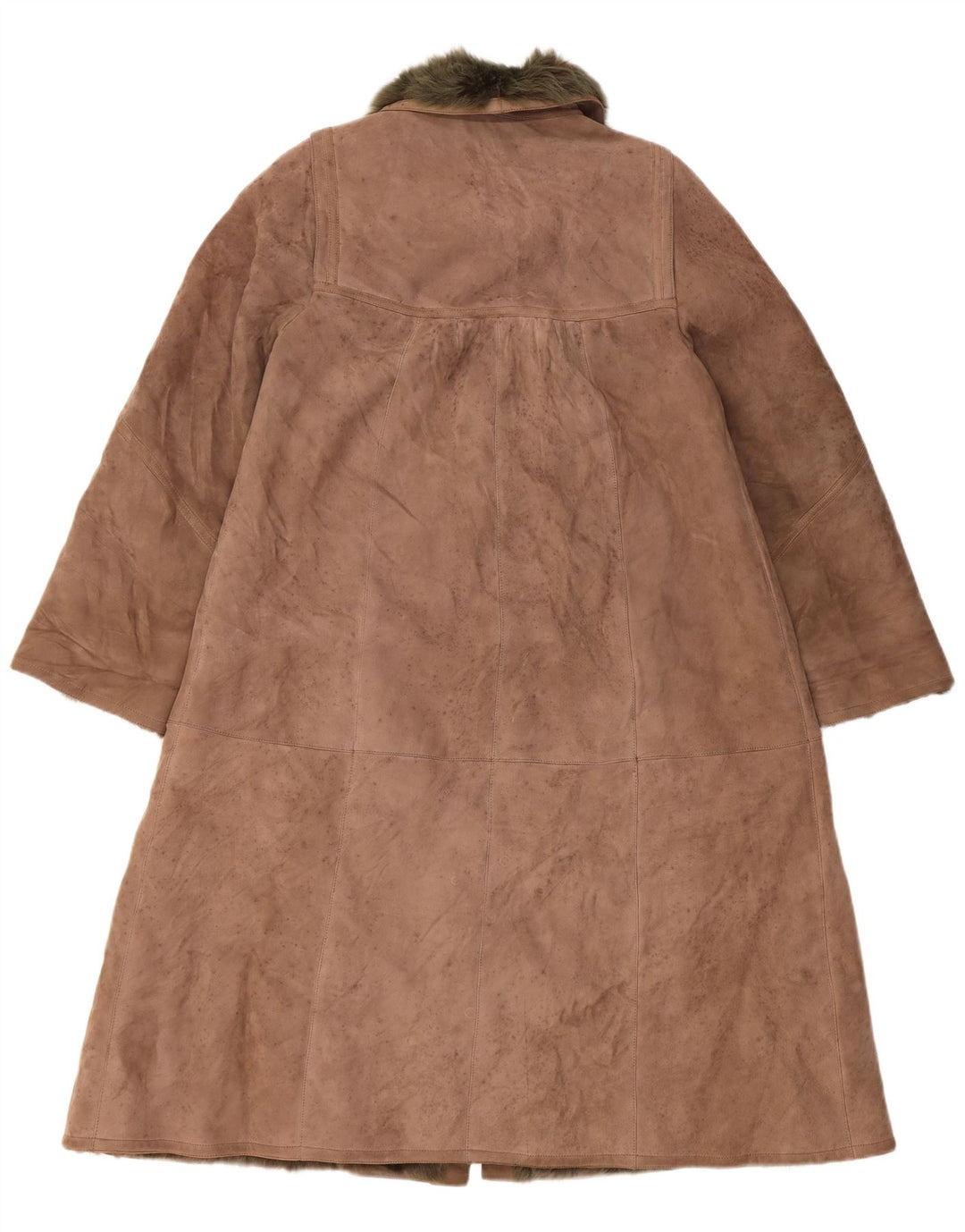 Casaco feminino VINTAGE Shearling UK 14 grande bege