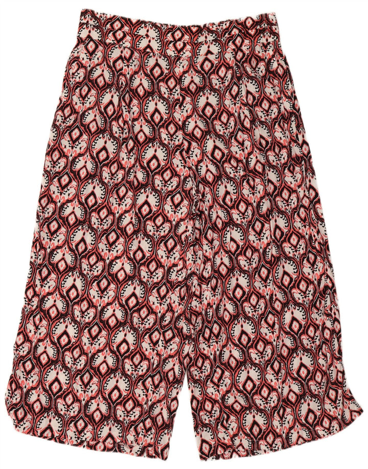 Calças cortadas femininas Marks & Spencer Reino Unido 16 grandes W34 L24 multicolorido