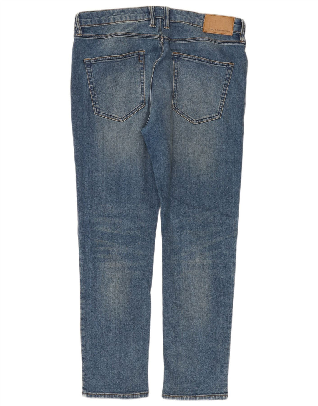 FRENCH CONNECTION Mens Jeans Slim W36 L29 Algodão Azul