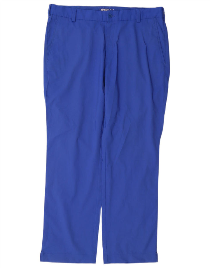 Calça Nike Masculina Dri Fit Straight Chino W34 L32 Azul Poliéster