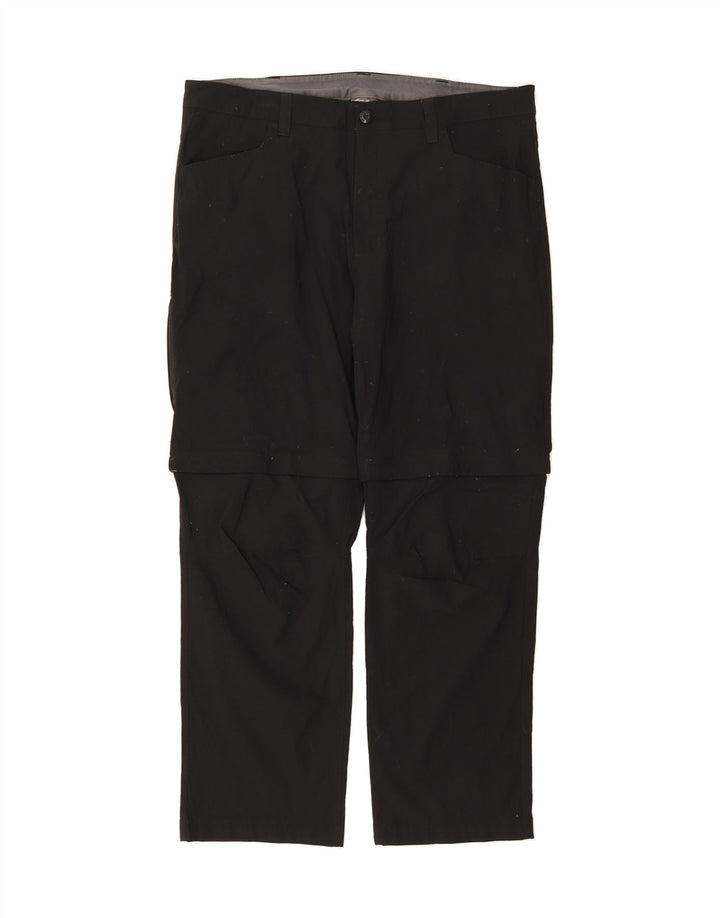 EDDIE BAUER Mens Straight Casual Trousers W40 L30  Black Nylon Vintage Eddie Bauer and Second-Hand Eddie Bauer from Messina Hembry 