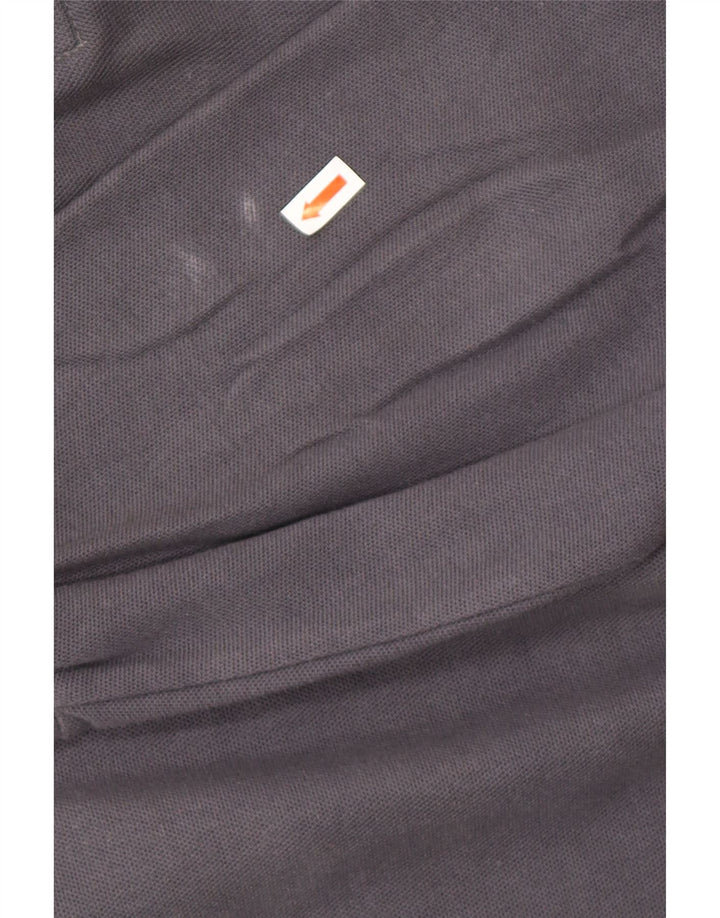 Camisa polo masculina de manga comprida DIADORA IT 48 algodão cinza médio